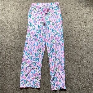 Lilly Pulitzer mermaid print pajama pants